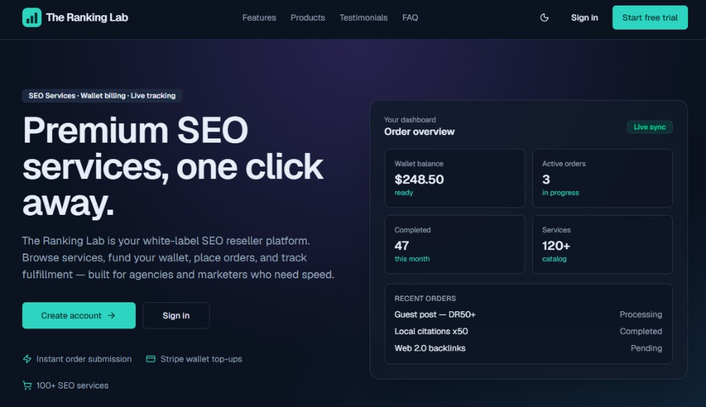 The Ranking Lab product preview